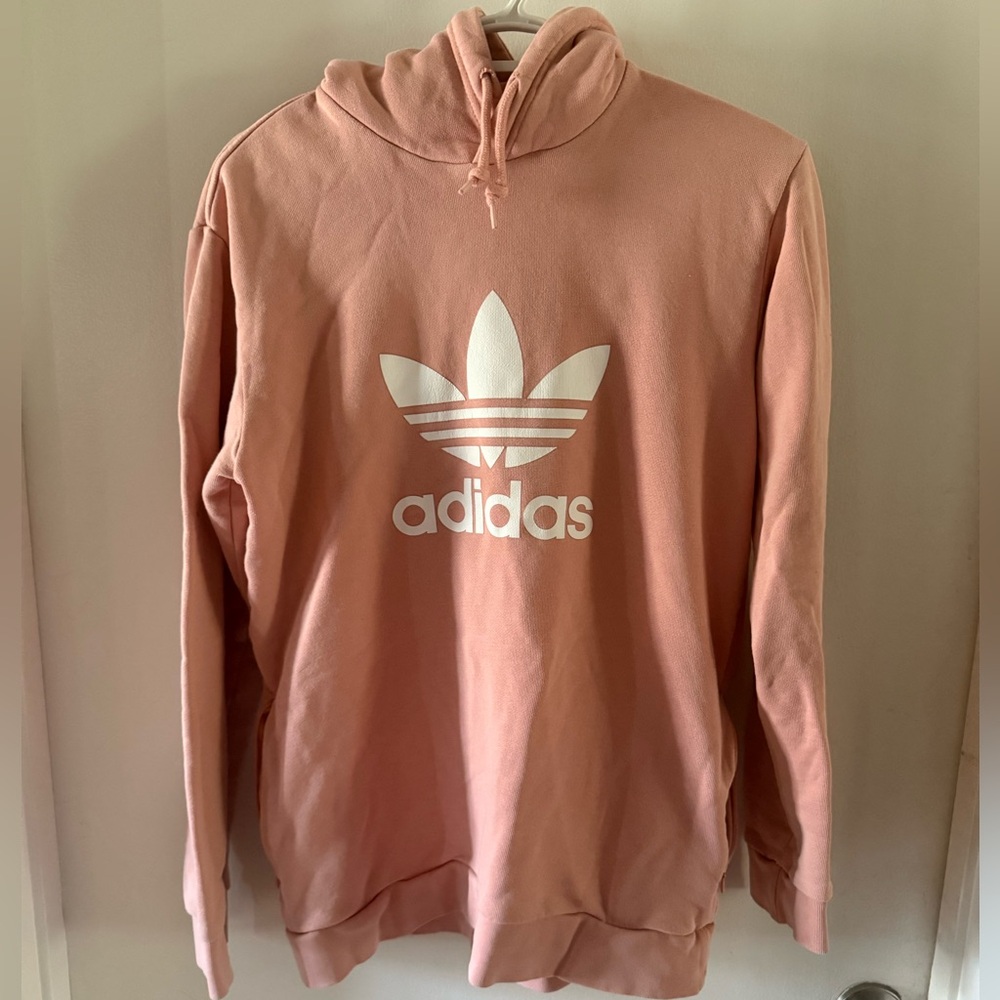 Adidas Men's Dusty Pink Hoodie